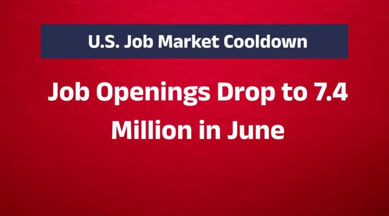 U.S. Job Market Cooldown